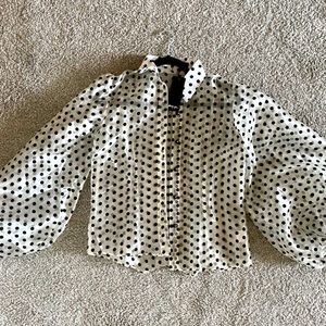NEW WITH TAGS. Sheer Nasty Gal Blouse.